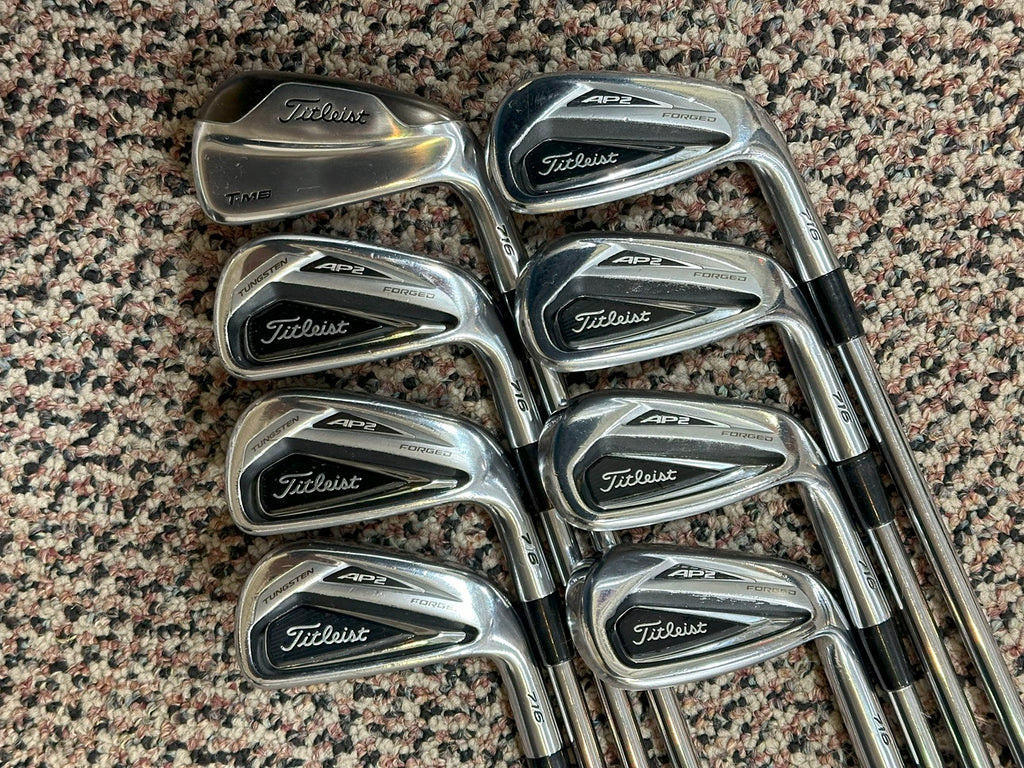 Titleist 716 AP2 Forged 4-AW +1/2" XP90 R300 Shafts Lamkin Crossline Grips