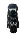 Maxfli Cart Bag 13-Way Divider 12 Pockets Shoulder Strap Carry Handle Blk/Wht