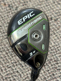 Callaway Epic 18° 3 Super Hybrid Steel Fiber FC 75g R Flex Shaft Lamkin UTX Grip