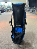 TaylorMade Stand Bag 5-Way Divider 4 Pockets Carry Handle Harness Blue/Black