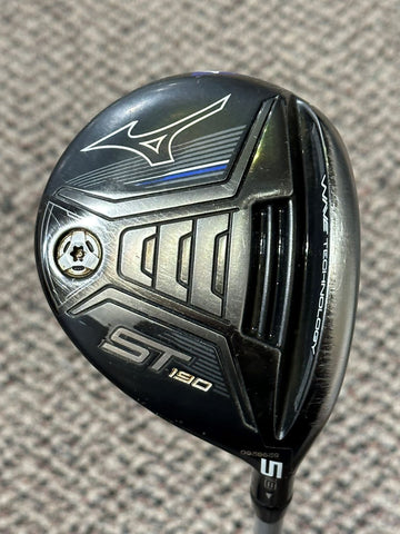 Mizuno ST190 18° 5 Wood Pro Launch 65g Stiff Flex Shaft Lamkin UTX Midsize Grip