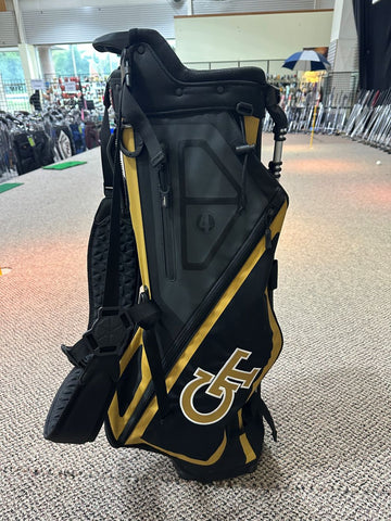 Titleist Georgia Tech Stand Bag 4-Way Divider 4 Pockets Harness Black/Gold