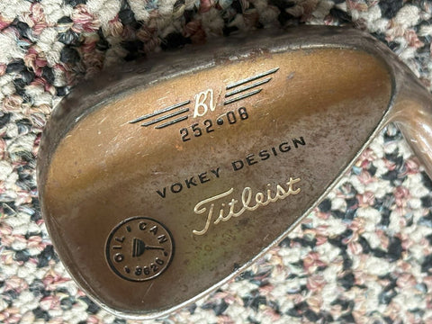 Titleist BV252•08 Oil Can 8620 Gap Wedge DG Wedge Flex Shaft GP M580 Grip