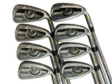 Ping G Yellow Dot Iron Set 4-UW AWT 2.0 S Flex Shafts Golf Pride CP2 Pro Grips