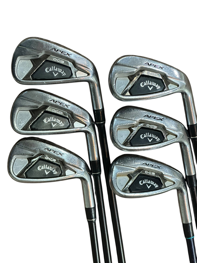 Callaway Apex DCB Iron Set 6-AW Ladies Petite Helium 40LL Flex Shafts