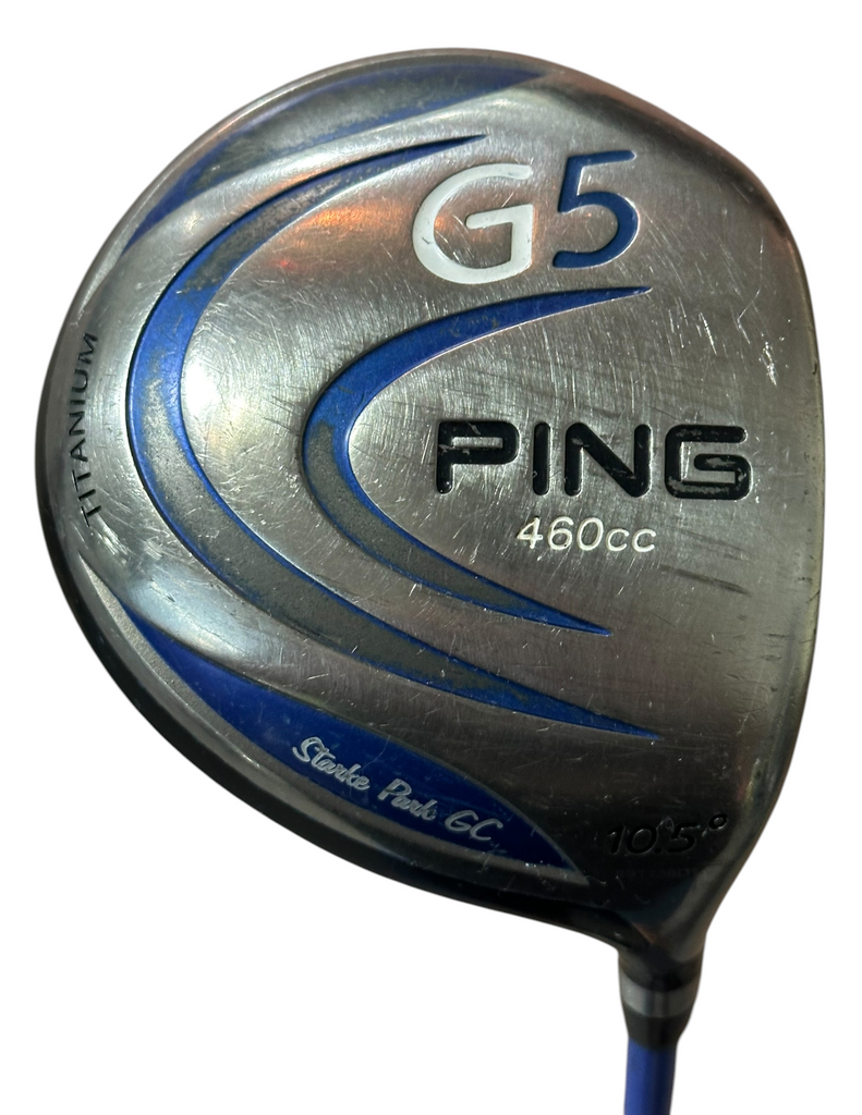Ping G5 10.5° Driver Pro Launch Blue 65g S Flex Shaft Golf Pride Tour Wrap Grip