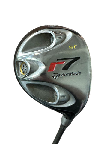 TaylorMade R7 st 18° 5 Wood REAX 85 TP Stiff Flex Shaft GP Tour Velvet Grip