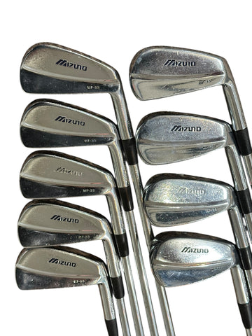 Mizuno MP 33 Forged Irons 2-PW DG S300 S Flex Shafts Pro Only Mixson Grips