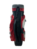 Oryx Cart Bag 8-Way Divider 8 Pockets Strap Handle Red/Grey