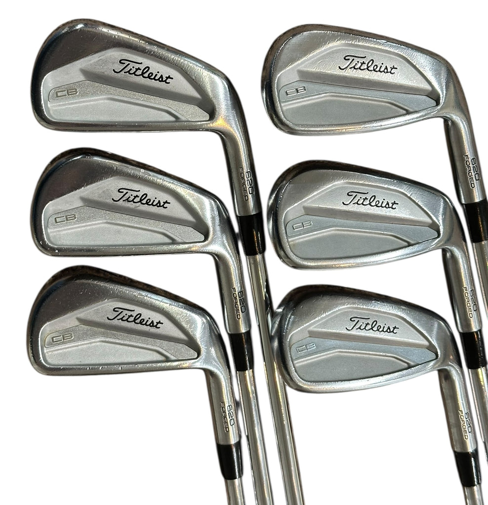 Titleist CB 620 Forged Irons 5-PW KBS Tour Lite 100 X Flex Shafts GP MCC Grips