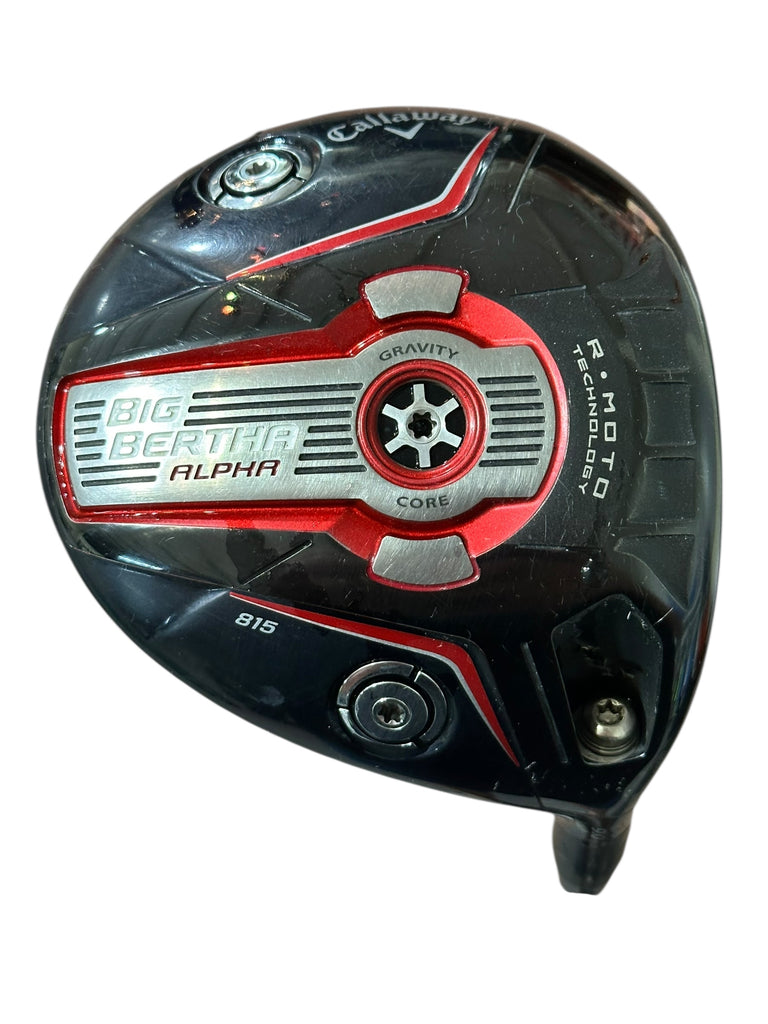 Callaway Big Bertha Alpha 815 9° Driver Fubuki 60g X Flex Shaft GP Tour Wrap Grip