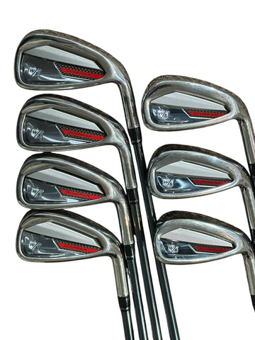 Wilson Staff Dynapwr Iron Set 5-PW, GW Recoil Dart 65g Sr Flex Shafts