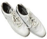 Foot Joy Pro/SL 10 1/2M White/Grey Leather Golf Shoes