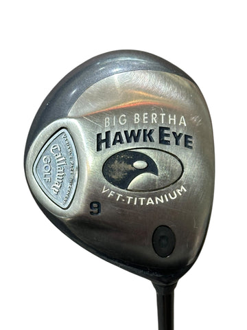 Callaway Big Bertha Hawk Eye 9 Wood Pro Custom S Flex Shaft Tour Wrap Grip