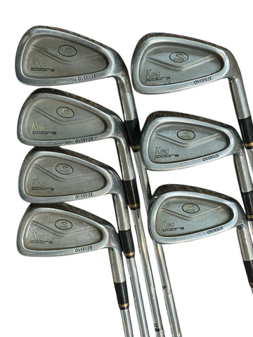 King Cobra Oversize Irons 4-PW King Cobra Stiff Flex Shafts Cobra Grips