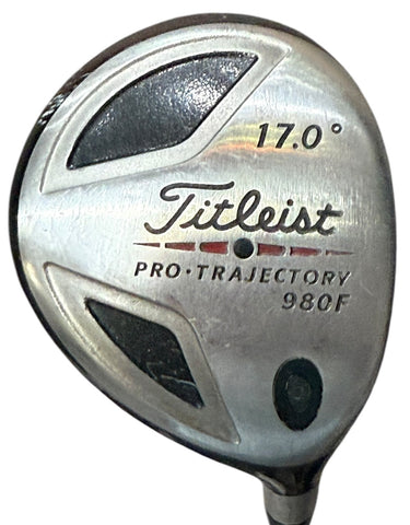 Titleist 980F 17° 5 Wood Pro Force V2 85g Stiff Flex Shaft Titleist M580 Grip