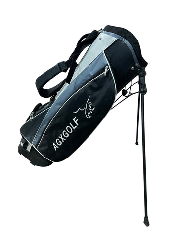 AGX Golf Stand Bag 6-Way Divider 3 Pockets Shoulder Harness Carry Handle