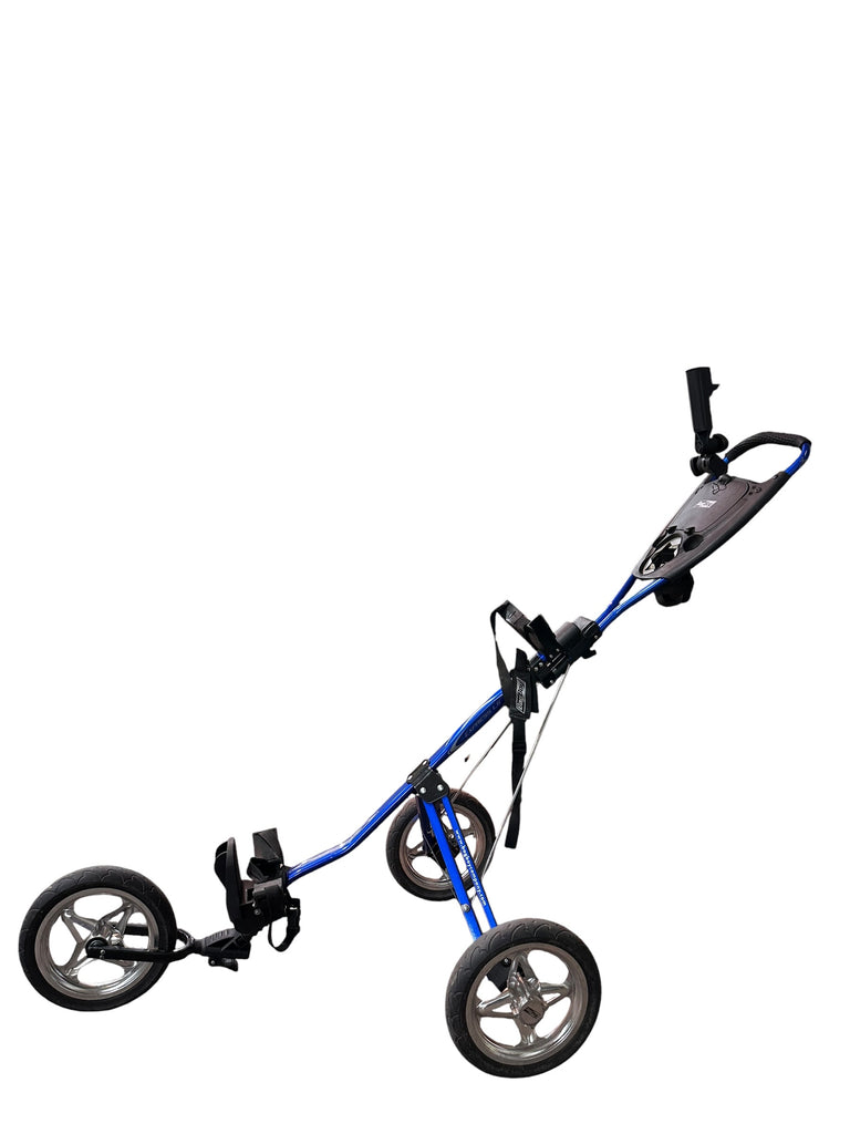 Bag Boy Express LS 3 Wheel Collapsable Golf Bag Push Cart