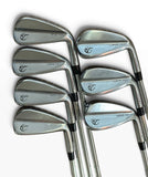 Takomo 101 Iron Set 4-PW KBS Tour Lite Stiff Flex Shafts Lamkin Crossline Grips