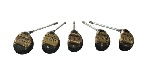Cobra Baffler Persimmon Wood Set 2,3,4,5,7 Cobra TLC System Soft Flex Shafts Tacki Mac Grips