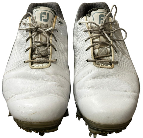 Foot Joy DNA 2.0 Golf Shoes White Leather US 8.5 Medium