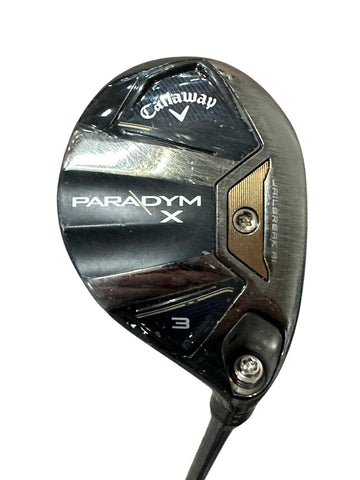 Callaway Paradym X 18° 3 Hybrid Hzrdus 75g 6.0 Stiff Flex Shaft Demo Grip