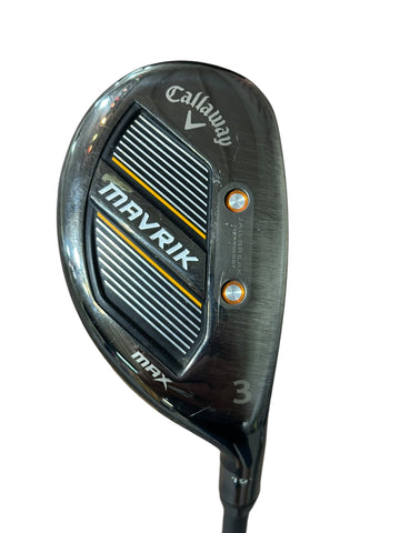 Callaway Mavrik Max 19° 3 Hybrid Catalyst 55g 5.0 R Flex Shaft Jumbo Max Grip