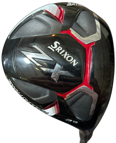 Srixon ZX 15° 3 Wood Even Flow Riptide 5.5 50g R Flex Shaft GP Tour Velvet Grip