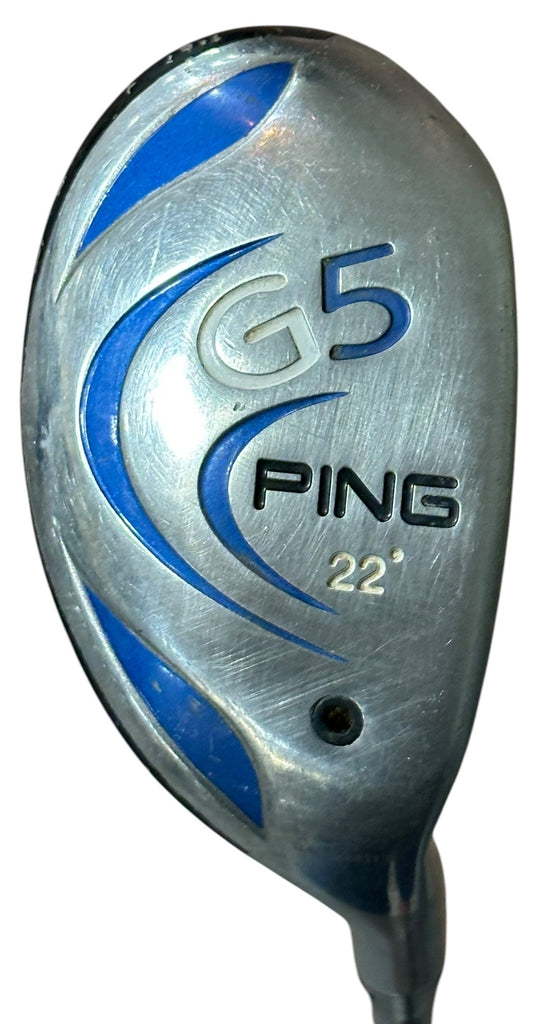 Ping G5 22° 4 Hybrid TFC100H R Flex Shaft Golf Pride Tour Velvet Grip