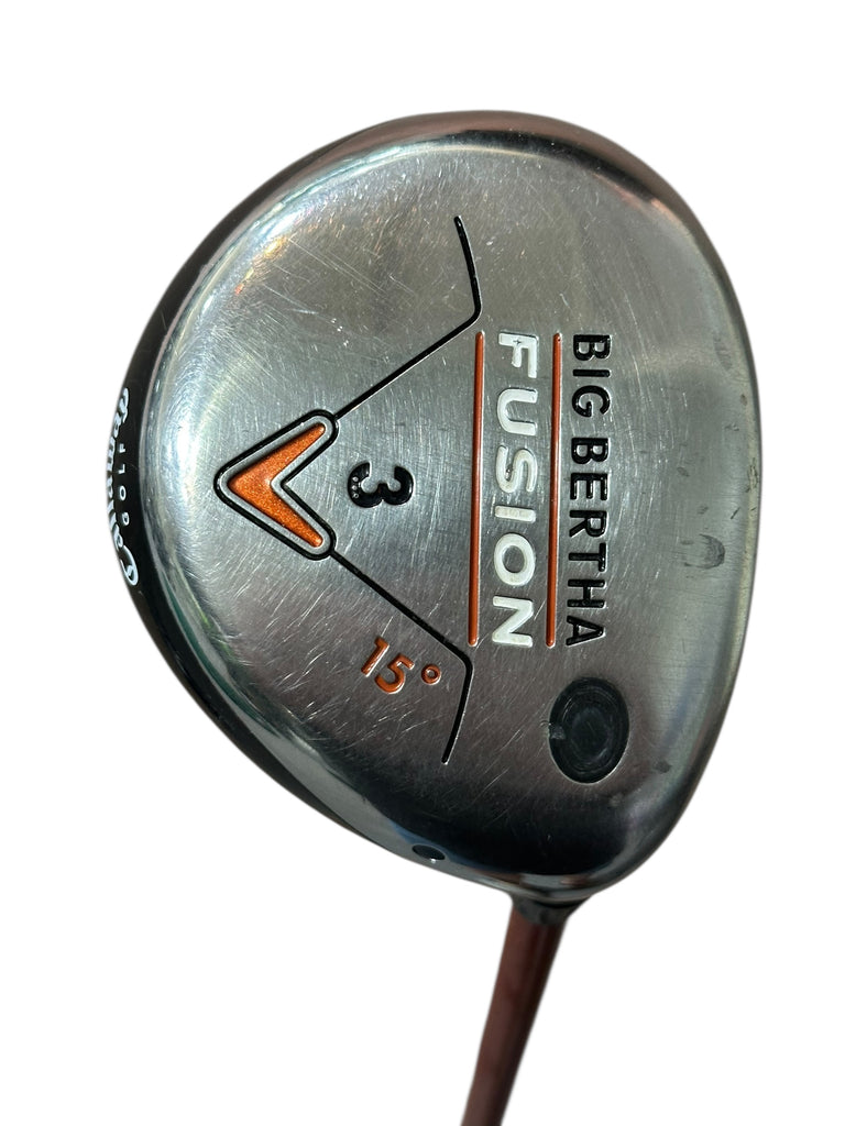 Callaway Big Bertha Fusion 15° 3 Wood Aldila NVS R Flex Shaft Callaway Grip