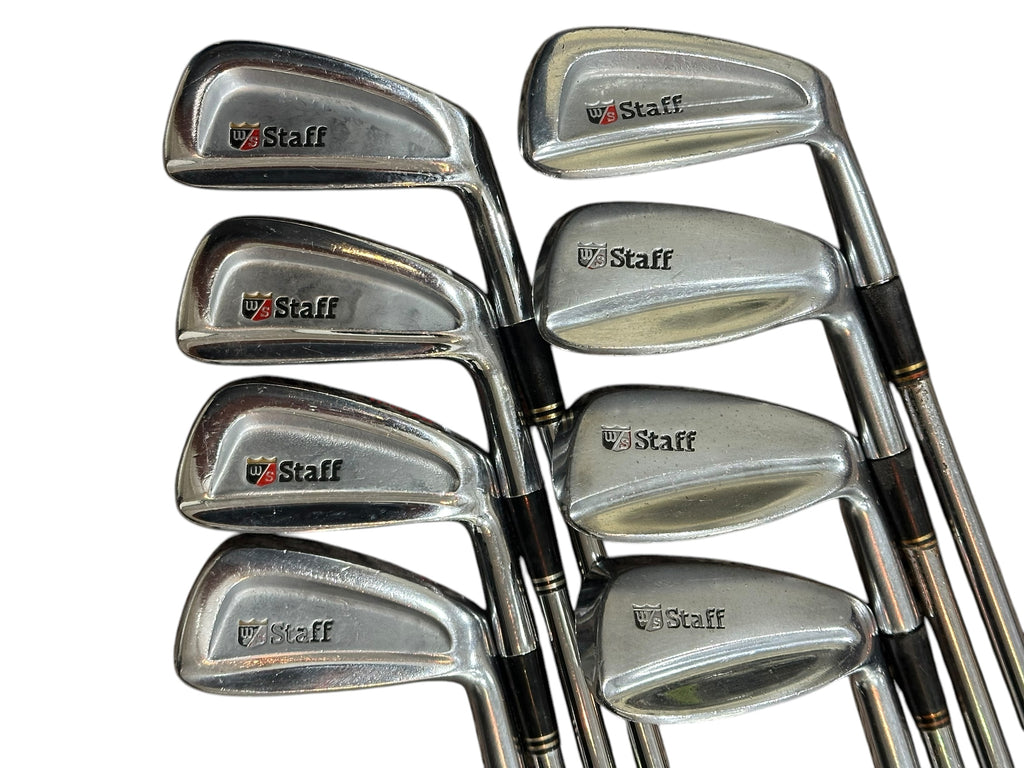 Wilson Staff Progressive Irons 3-PW Firestick 2.8 S Flex Shafts Royal Grips