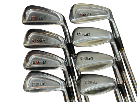 Wilson Staff Progressive Irons 3-PW Firestick 2.8 S Flex Shafts Royal Grips