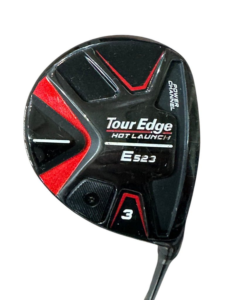 Tour Edge Hot Launch E523 3 Wood Hot Launch 55g R Flex Shaft GP MCC Grip