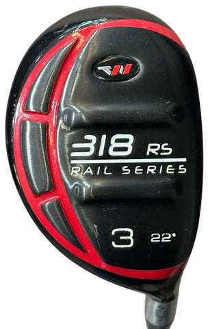 Wishon Golf 318 RS Rail Series 22° 3 Hybrid S2S Red R Flex Shaft Tour Velvet Grip