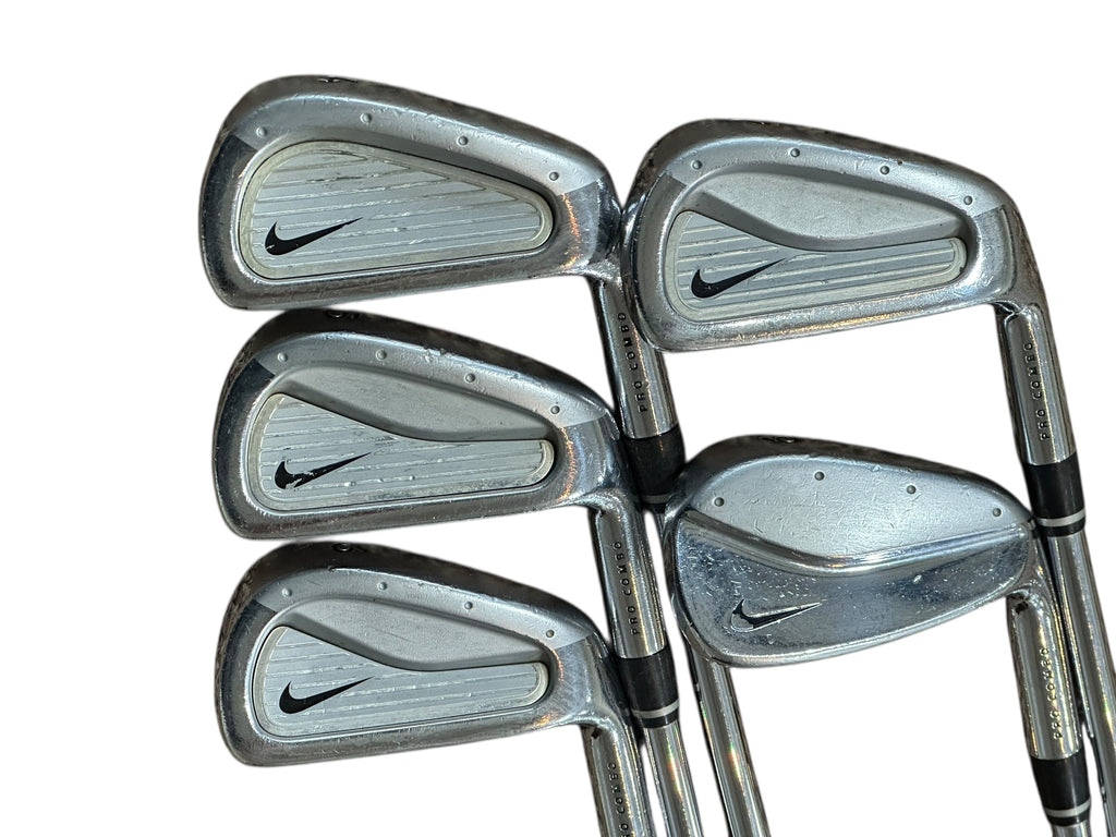 Nike Pro Combo Forged Irons 4, 5, 6, 7, 9 Speed Step Stiff Flex Shafts