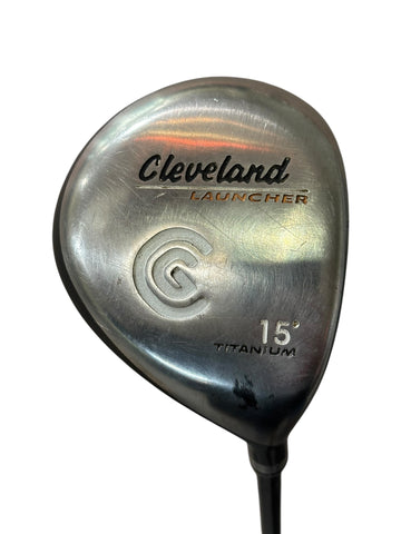 Cleveland Launcher 15° 3 Wood Fenwick Sr Flex Shaft GP Tour Velvet Grip