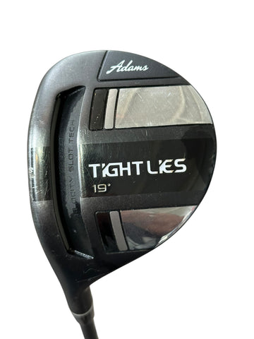 Adams LH Tight Lies 19° 5 Wood Bassara 55g Stiff Flex Shaft Adams Grip