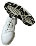 Foot Joy Pro/SL 10 1/2M White/Grey Leather Golf Shoes