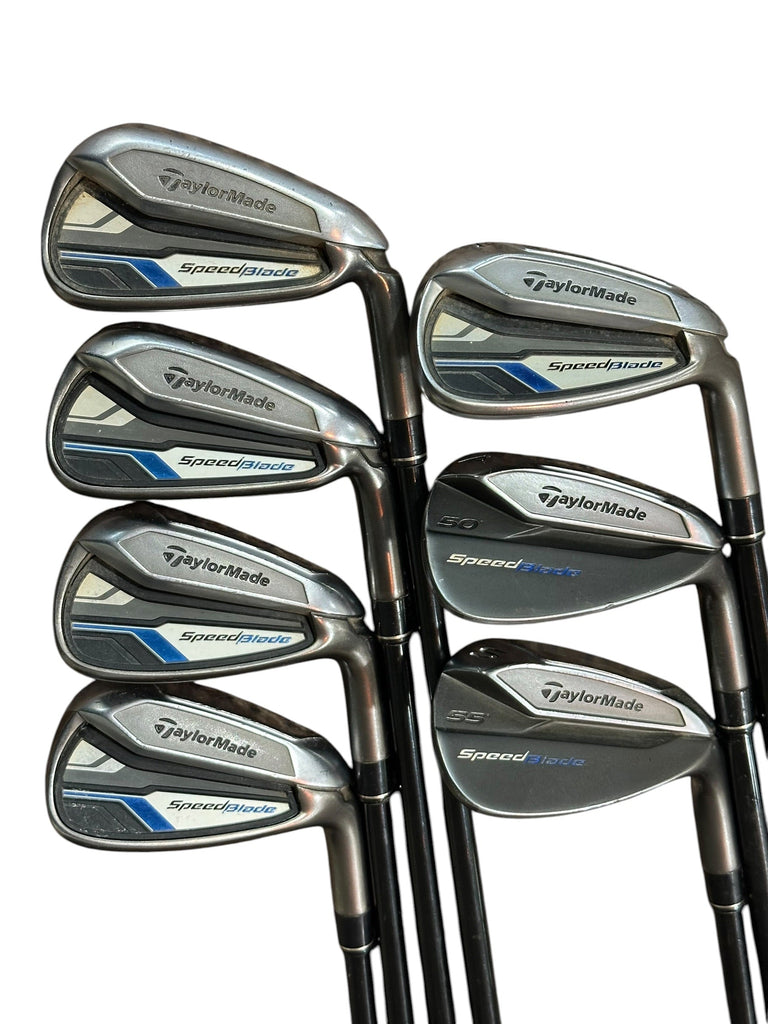 TaylorMade Speed Blade Iron Set 6-SW Velox T R Flex Shafts TaylorMade Grips