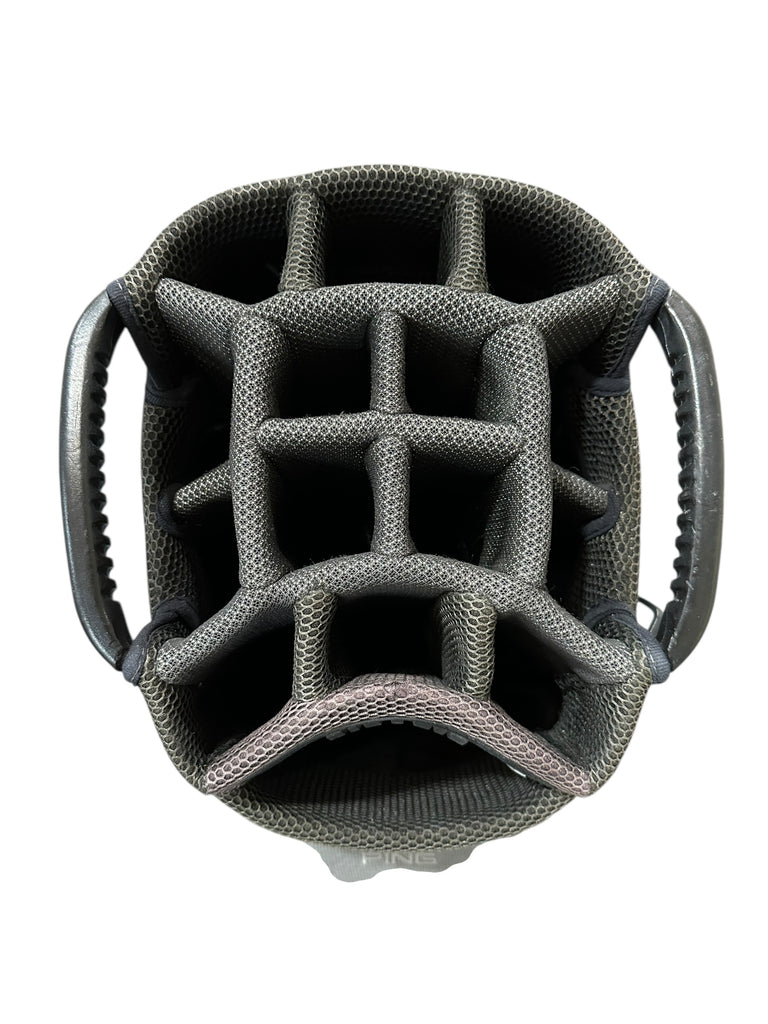 Ping Pioneer Cart Bag 15-Way Divider 7 Pockets Strap Handle Rain Hood