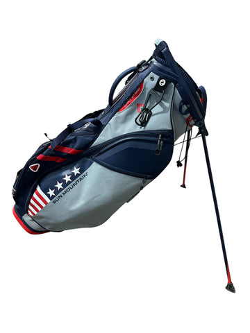 Sun Mountain Stand Bag 14-Way Divider 6 Pockets Harness Handle Rain Hood