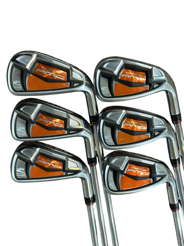 Cobra Amp Iron Set 5-PW Dynalite 90 R Flex Shafts Lamkin N-Dur Grips