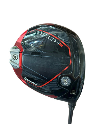 TaylorMade Stealth 2 9° Driver Vista Pro 65g R Flex Shaft Winn Dri•Tac Grip