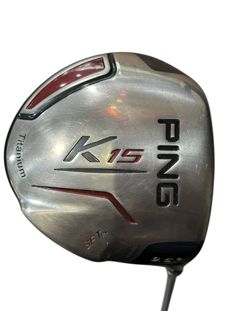 Ping K15 SF Tech 9.5° Driver Pro Launch 65g R Flex Shaft GP MCC +4 Grip