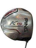 Ping K15 SF Tech 9.5° Driver Pro Launch 65g R Flex Shaft GP MCC +4 Grip