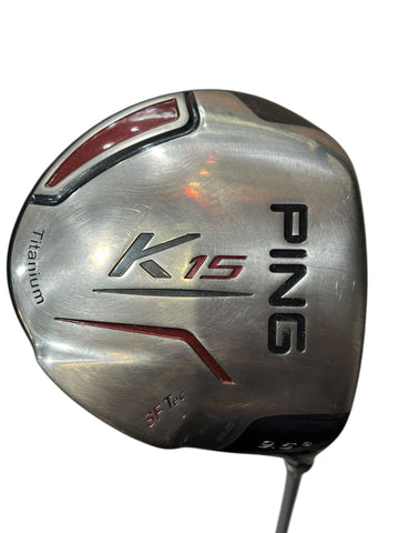 Ping K15 SF Tech 9.5° Driver Pro Launch 65g R Flex Shaft GP MCC +4 Grip