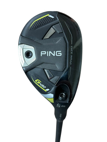 Ping G430 26° 5 Hybrid Alta CB 70g Sr Flex Shaft GP Tour Velvet Grip