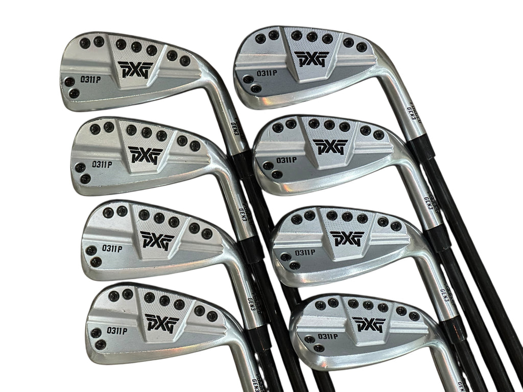 PXG 0311P Gen 3 Irons 4-GW +1/2" Cypher 5.0 R Flex Shaft GP Tour Velvet Grips
