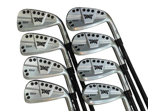 PXG 0311P Gen 3 Irons 4-GW +1/2" Cypher 5.0 R Flex Shaft GP Tour Velvet Grips