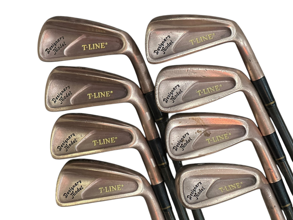 PGA T-Line BeCu Iron Set 3-10 PGA Sr Flex Shafts GP Tour Wrap Grips